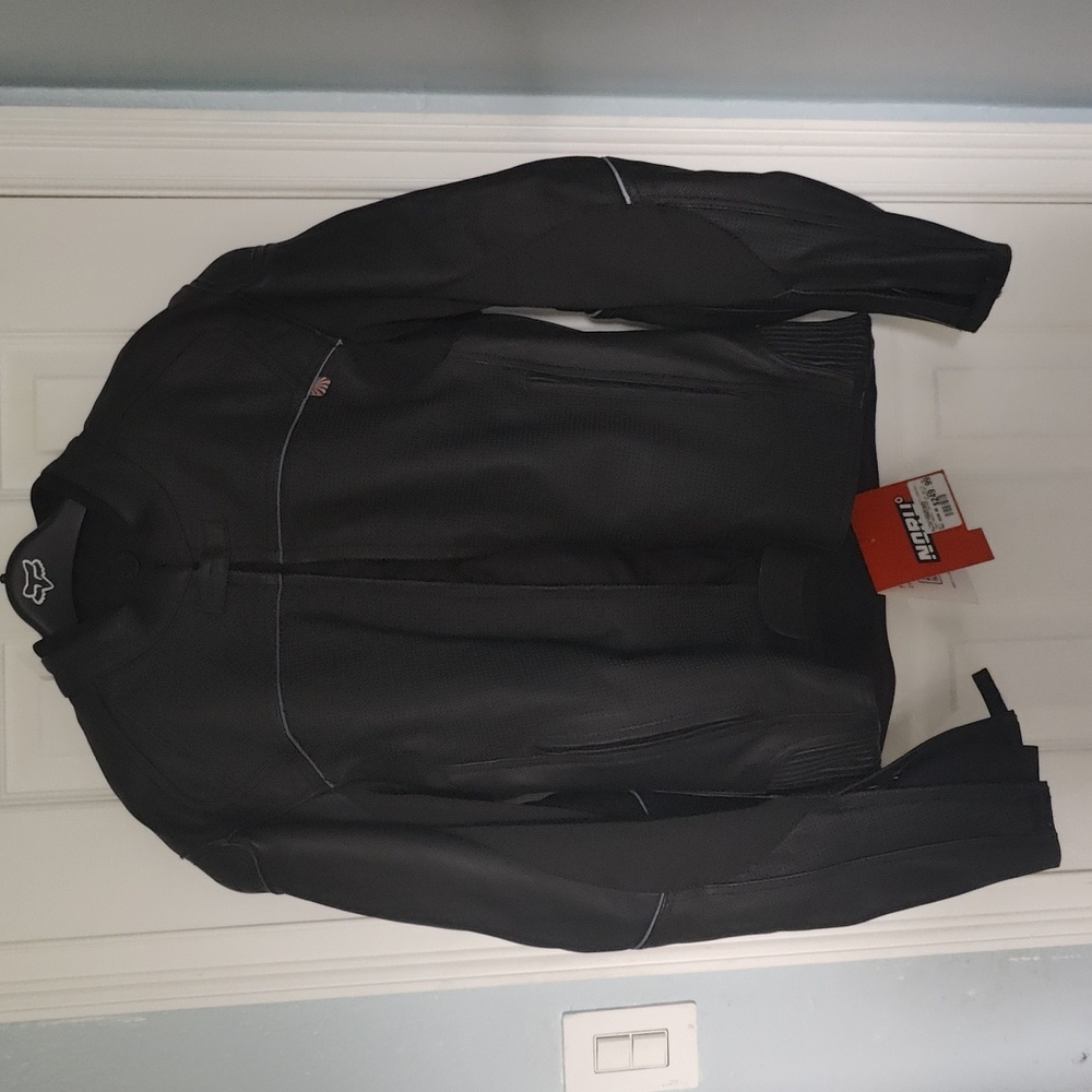 Noru Vented Leather Motorcycle Jacket